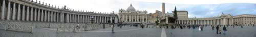 Saint Peter's in Rome Panorama