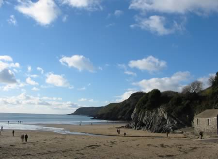 Beach on the Gower Pen. Wales